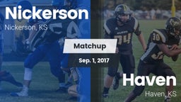 Matchup: Nickerson High vs. Haven  2017