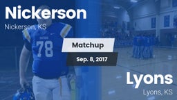 Matchup: Nickerson High vs. Lyons  2017