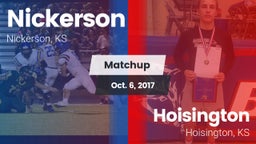 Matchup: Nickerson High vs. Hoisington  2017