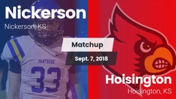 Matchup: Nickerson High vs. Hoisington  2018