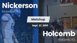 Matchup: Nickerson High vs. Holcomb  2019