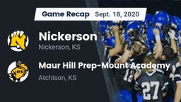 Recap: Nickerson  vs. Maur Hill Prep-Mount Academy  2020