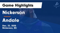 Nickerson  vs Andale  Game Highlights - Dec. 22, 2020