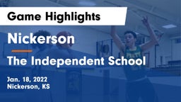 Nickerson  vs The Independent School Game Highlights - Jan. 18, 2022