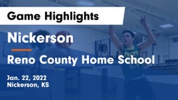 Nickerson  vs Reno County Home School Game Highlights - Jan. 22, 2022