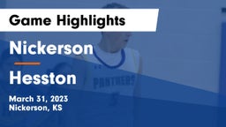 Nickerson  vs Hesston  Game Highlights - March 31, 2023
