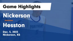 Nickerson  vs Hesston  Game Highlights - Dec. 5, 2023