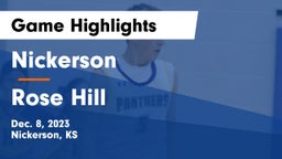 Nickerson  vs Rose Hill  Game Highlights - Dec. 8, 2023