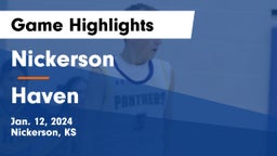 Nickerson  vs Haven  Game Highlights - Jan. 12, 2024