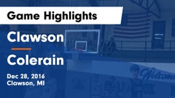 Clawson  vs Colerain  Game Highlights - Dec 28, 2016