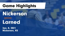 Nickerson  vs Larned  Game Highlights - Jan. 8, 2021