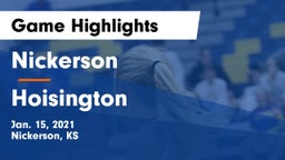 Nickerson  vs Hoisington  Game Highlights - Jan. 15, 2021