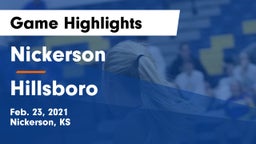 Nickerson  vs Hillsboro Game Highlights - Feb. 23, 2021