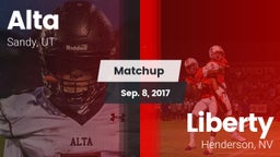 Matchup: Alta  vs. Liberty  2017