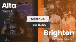 Matchup: Alta  vs. Brighton  2017