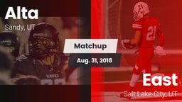 Matchup: Alta  vs. East  2017