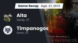 Recap: Alta  vs. Timpanogos  2019