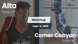 Matchup: Alta  vs. Corner Canyon  2020