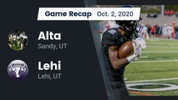 Recap: Alta  vs. Lehi  2020