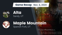 Recap: Alta  vs. Maple Mountain  2020
