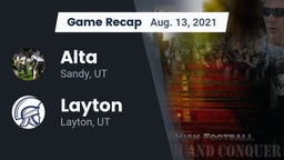 Recap: Alta  vs. Layton  2021