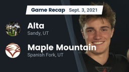 Recap: Alta  vs. Maple Mountain  2021
