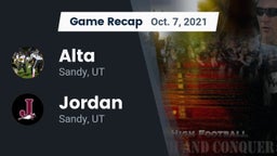 Recap: Alta  vs. Jordan  2021