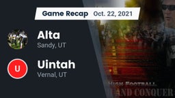 Recap: Alta  vs. Uintah  2021