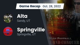 Recap: Alta  vs. Springville  2022
