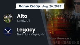 Recap: Alta  vs. Legacy  2023