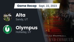 Recap: Alta  vs. Olympus  2023