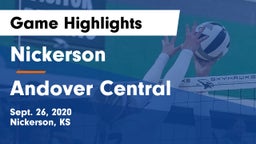 Nickerson  vs Andover Central Game Highlights - Sept. 26, 2020