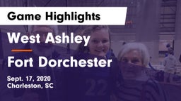 West Ashley  vs Fort Dorchester Game Highlights - Sept. 17, 2020
