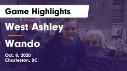 West Ashley  vs Wando  Game Highlights - Oct. 8, 2020