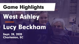 West Ashley  vs Lucy Beckham Game Highlights - Sept. 28, 2020