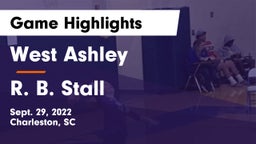 West Ashley  vs R. B. Stall   Game Highlights - Sept. 29, 2022