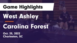 West Ashley  vs Carolina Forest  Game Highlights - Oct. 25, 2022