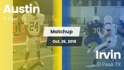 Matchup: Austin  vs. Irvin  2018