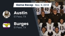 Recap: Austin  vs. Burges  2018