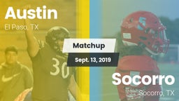Matchup: Austin  vs. Socorro  2019