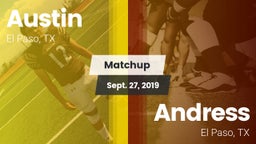 Matchup: Austin  vs. Andress  2019