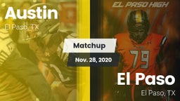 Matchup: Austin  vs. El Paso  2020