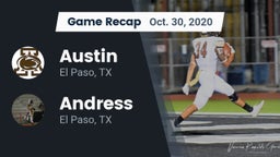 Recap: Austin  vs. Andress  2020