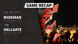 Recap: Bozeman  vs. Hellgate  2015