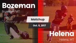 Matchup: Bozeman  vs. Helena  2017