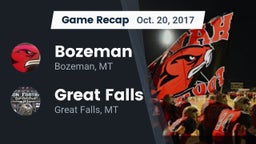 Recap: Bozeman  vs. Great Falls  2017