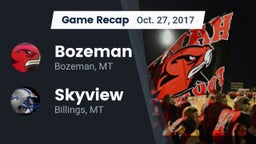 Recap: Bozeman  vs. Skyview  2017