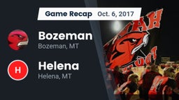 Recap: Bozeman  vs. Helena  2017