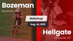 Matchup: Bozeman  vs. Hellgate  2018