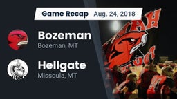 Recap: Bozeman  vs. Hellgate  2018
